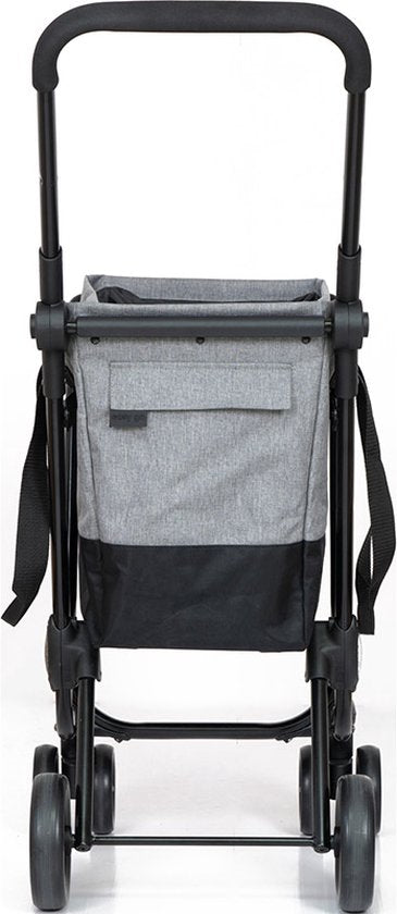 Ceruzo by Playmarket- Easy Go - Chariot de courses - Noir-Gris