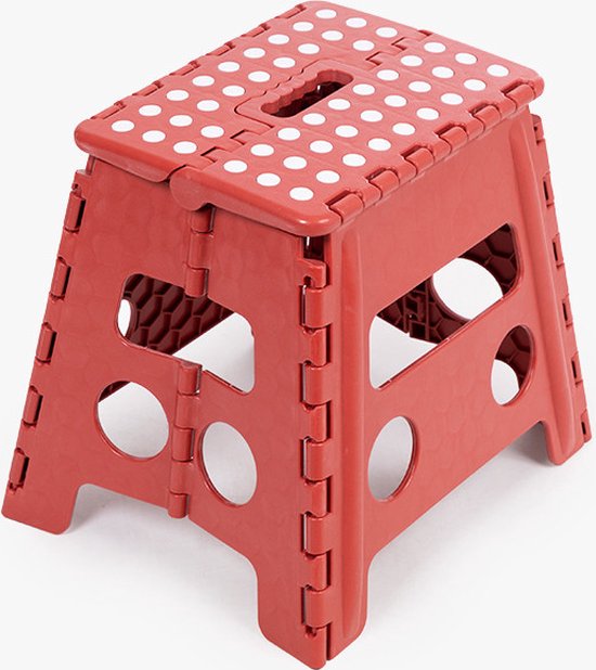 Tabouret pliable - Marchepied - Robuste Antidérapant - Peu encombrant - Max. 100 kg - Pour cuisine Salle de bains