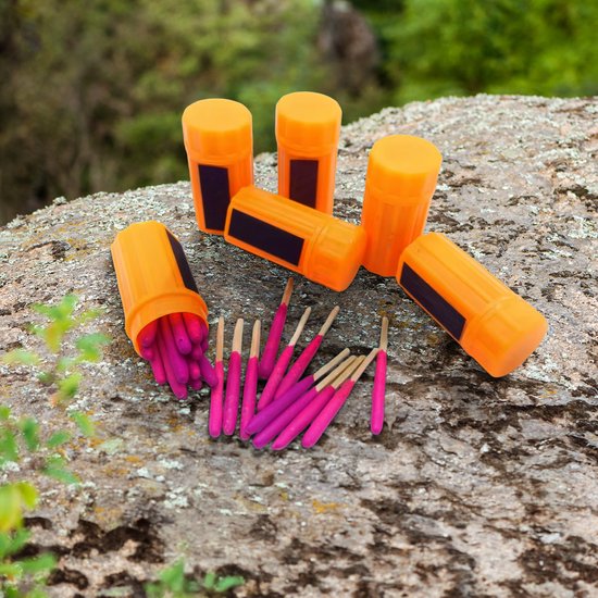 Ever Trex® Storm matches Waterproof 2-Pack - 40 pièces - Emergency - Waterproof - Waterproof - Outdoor Survival - Camper - Briquet - Allume-feu - Camping - Allumettes - Emergency pack