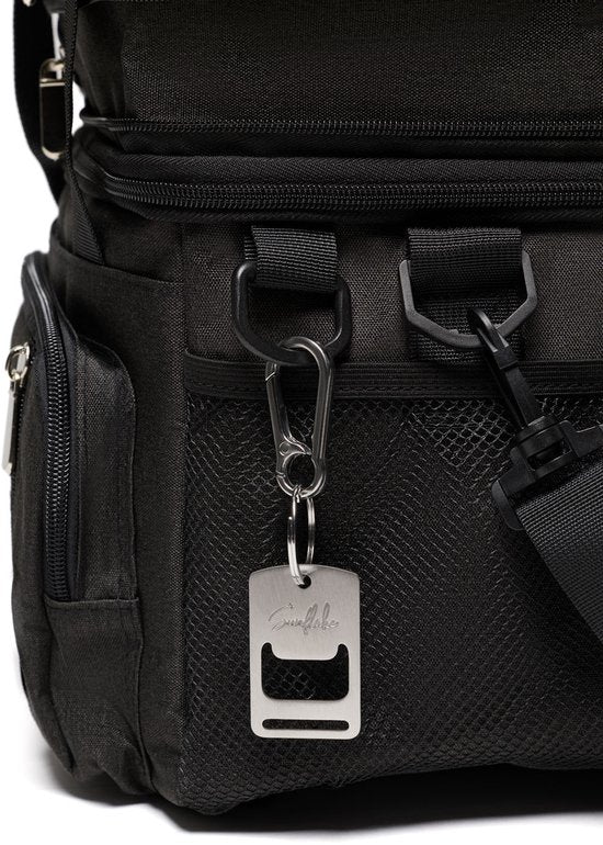 Cool Bag Lunch - Cool Bag Small - 15 Liter Lunch Bag Adult - Lunch Bag for Women & Men - Black - Sunflake