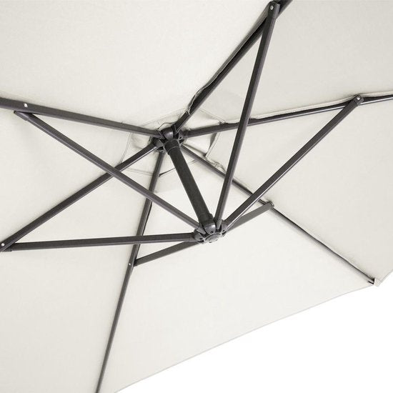 Kingsleeve Parasol flottant - Ø300cm Protection UV 80+ - Crème