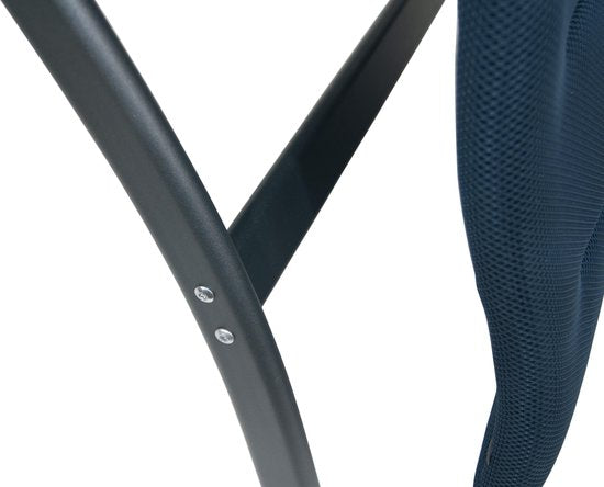 Crespo Relaxchair - AP/242 - Air-Deluxe - Ergonomique et pliable - Avec oreiller - Bleu