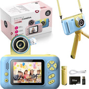 K&L Digital Kids Camera Kids - Caméra vlog pour enfants - Caméras numériques pour enfants - Caméras pour enfants - Caméra pour enfants - Bleu