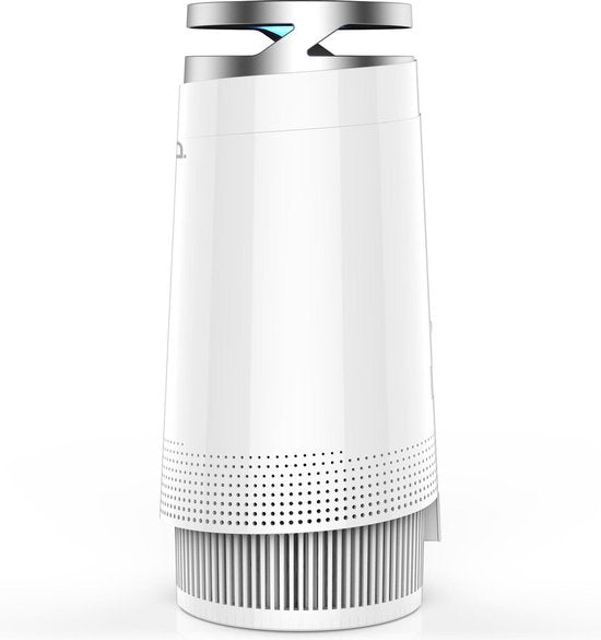 Andersson - Purificateur d'air avec ionisation - Pour les pièces jusqu'à 14 m² et avec application Wifi - Équipé d'un filtre Hepa 13 et d'un mode nuit - Pour un climat intérieur propre - Plastique blanc