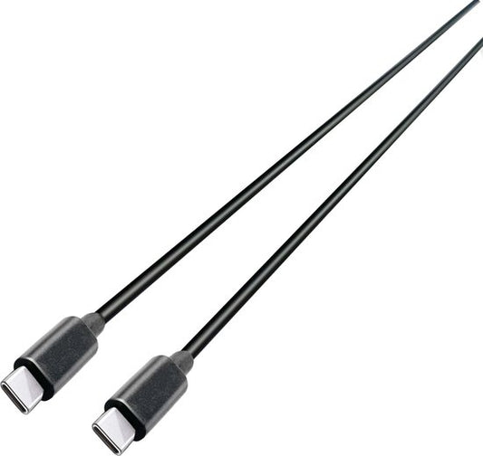 Grundig Câble USB-C vers USB-C - Câble de charge 2 mètres - USB 3.2 Gen 2 - Chargement et synchronisation - 10Gbps - Chargement rapide - Noir