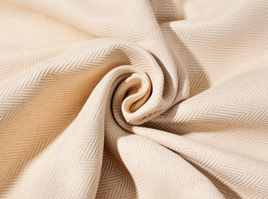 Larson - Rideau occultant hôtel de luxe - avec anneaux - 3m x 2,5m - Taupe clair