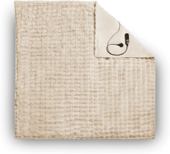 Couverture chauffante électrique Duux Yentl Bubble 200x200 cm - 9 positions - Beige