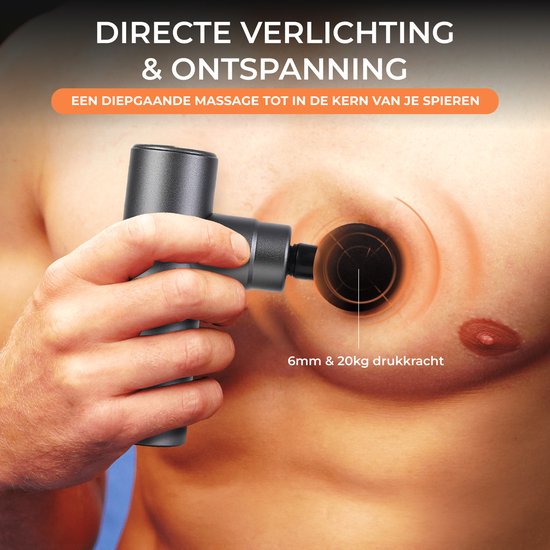 Maicura GO SE - Pistolet de massage professionnel - Appareil de massage en aluminium - Pistolet de massage - Pistolet de massage