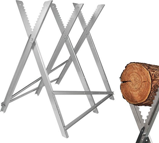 Haushalt Metal Saw Stand - Adjustable - 79.5 x 78 x 85 CM - Metal colour