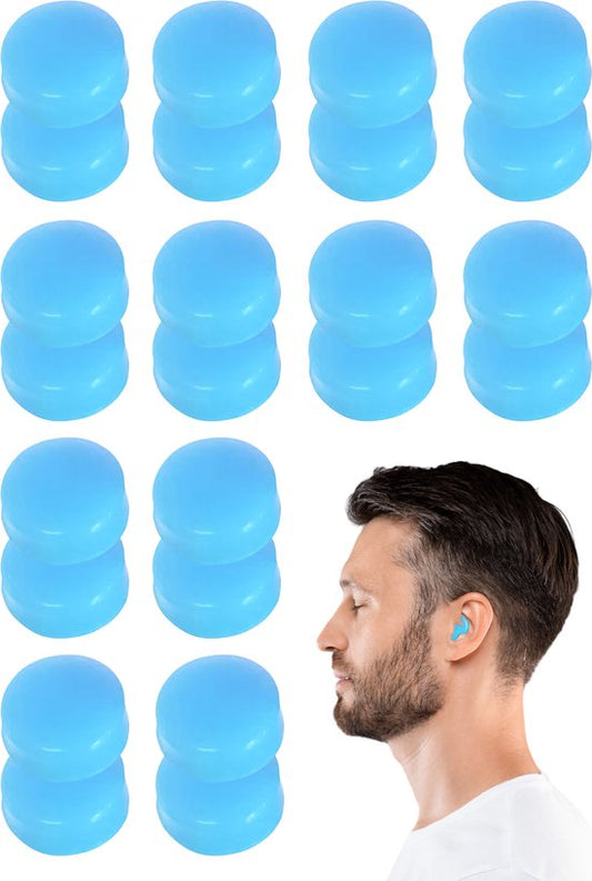 Alyze Earplugs - 12 paires de bouchons d'oreille en silicone - Sommeil - Festival party plug - Loop - Plugs - Anti Snore - Ronflement - Protection auditive - Sommeil - Bouchons d'oreille - Boîte de rangement incluse