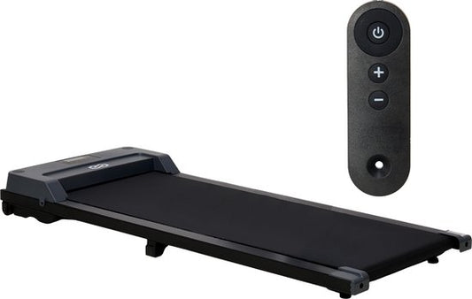 Infinity Goods Tapis de course pour la maison - avec Bluetooth - 1-6 km/h - 120 x 53 x 12 cm - Anthracite