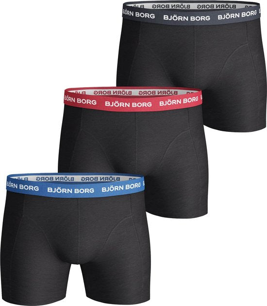 Björn Borg Boxers Essential 3-pack Men - Noir - XL