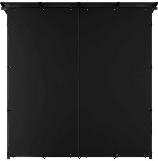Support pour bois de chauffage / Support pour bois - Extérieur - Toit et bâche inclus