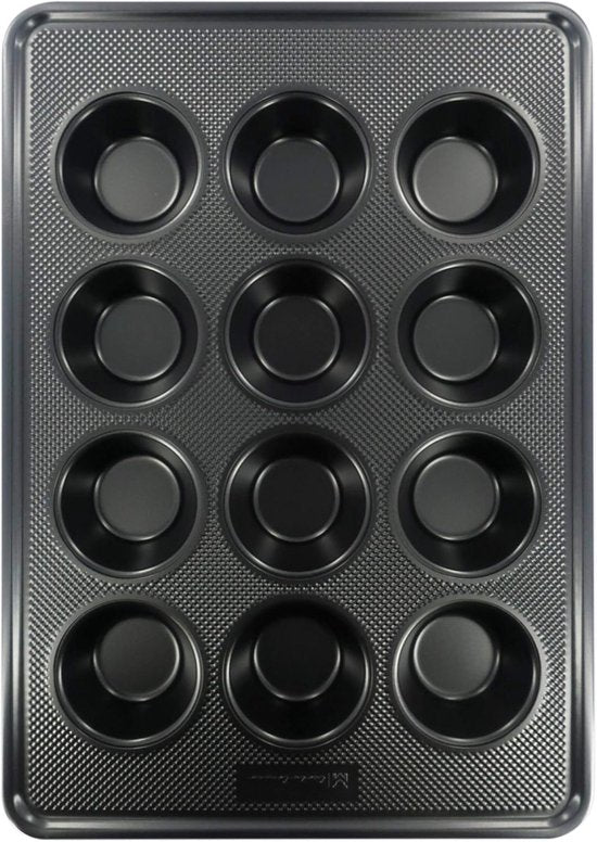 Masterpro - Carlo Cracco - Moule à pâtisserie - Muffin - 12 - Edition limitée