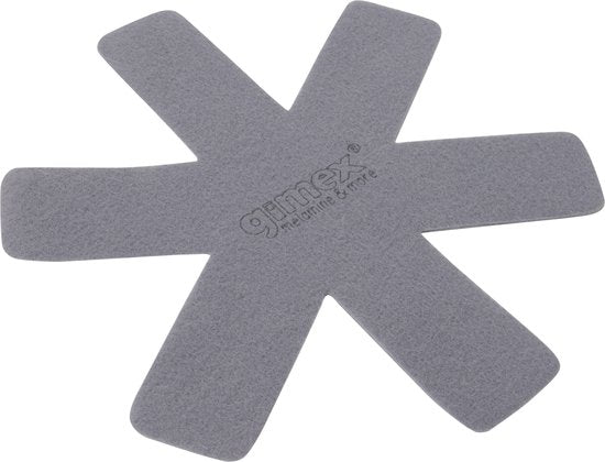 Gimex Ensemble de casseroles et poêles - Induction - Argent - 9 pièces