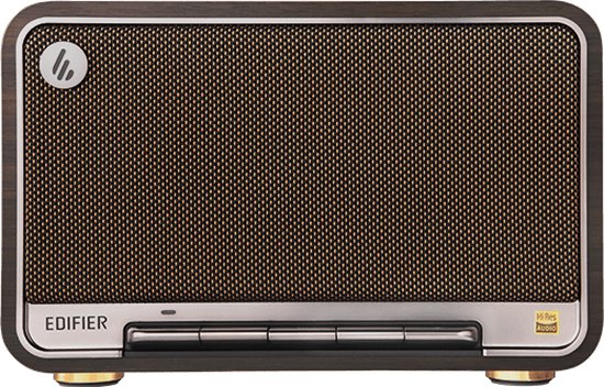 Edifier D32 - Enceinte stéréo HiRes Airplay/Bluetooth - Noyer noir
