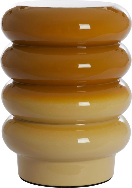 Light & Living Table d'appoint Mirogi - Jaune - Ø30cm - Moderne