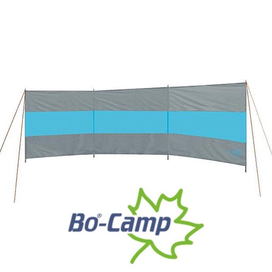 Bo-Camp - Brise-vent - Brendan - 3 compartiments - Gris/Bleu