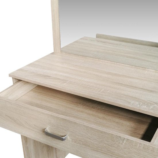 Coiffeuse VDD - bureau de maquillage - marron clair