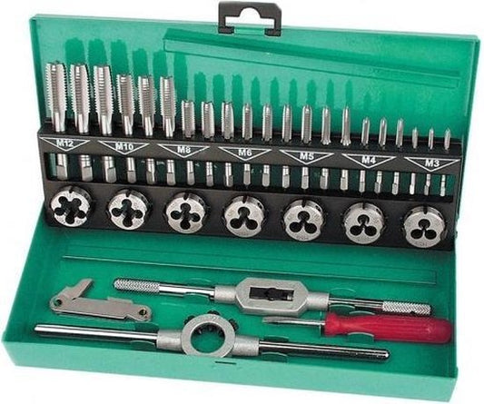 Brüder Mannesmann Set d'écrous à tarauder et à couper 32 pièces 53250
