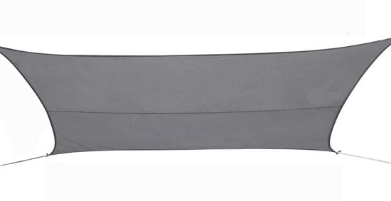 Hortensus - DESTOCKAGE : Toile d'ombrage triangulaire ou carrée en gris ou taupe - Quadrangulaire - Gris - 3,6 m