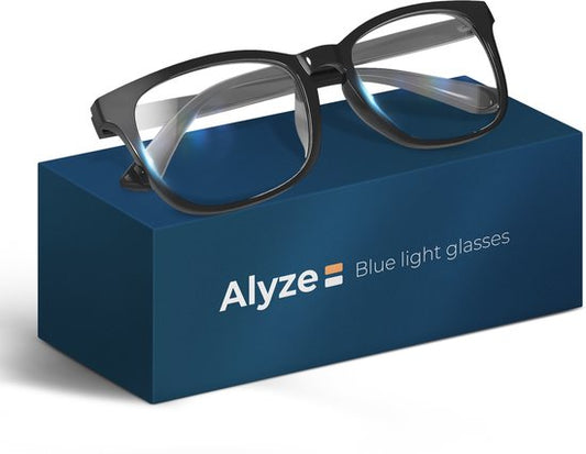 Alyze Blue Light Glasses - Écran d'ordinateur - Sans ordonnance avec filtre - Lunettes anti-lumière bleue