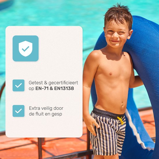 Qwali Puddle Jumper - Gilet de natation - Pour les enfants de 2 à 6 ans - Gilet de natation enfant - Requin - Gilet flottant enfant - Ailes de natation - Bouchon de natation - Ceinture de natation