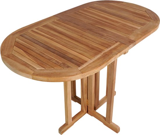 House Nordic Balcony Table Huelva Teak Foldable