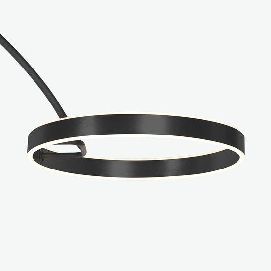 Mexlite - lampadaire - Luna-Arc - noir - métal - lampe à arc - LED - 4324ZW
