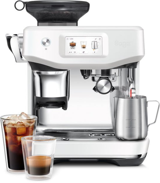 Sage de Barista Impress Touch Machine à café - acier inoxydable - 36 x 34 x 41.5 cm - Couleur sel de mer