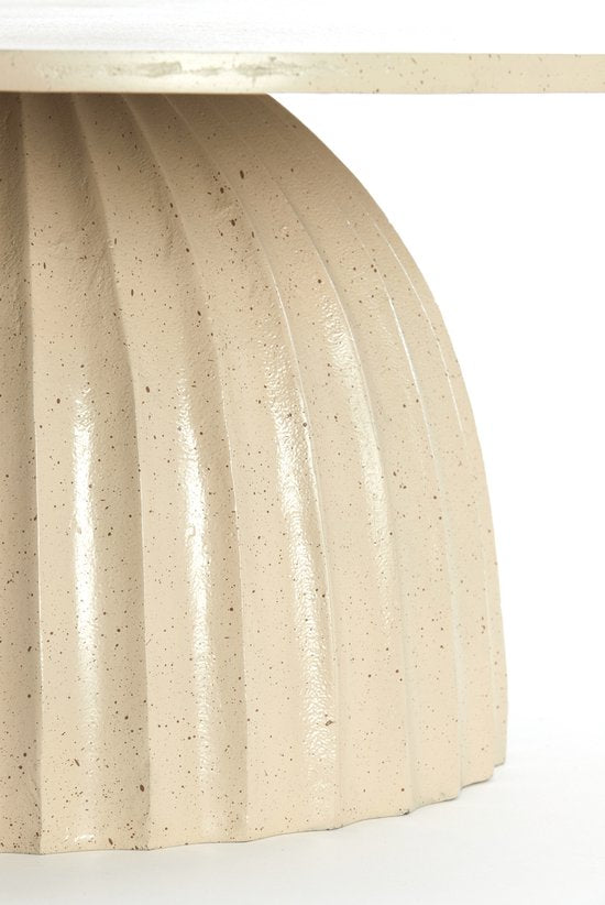 Light & Living Table basse ronde Veglia 70cm - Sable