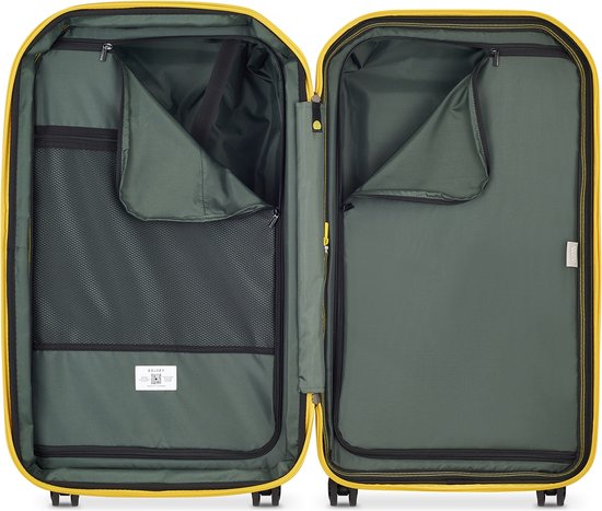 DELSEY PARIS Rempart Expandable 4 Double Rollers Trolley 73 Army Dark Green