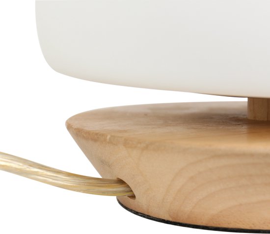 Steinhauer lampe à poser Ancilla - naturel - verre - 17 cm - raccord G9 - 7932BE