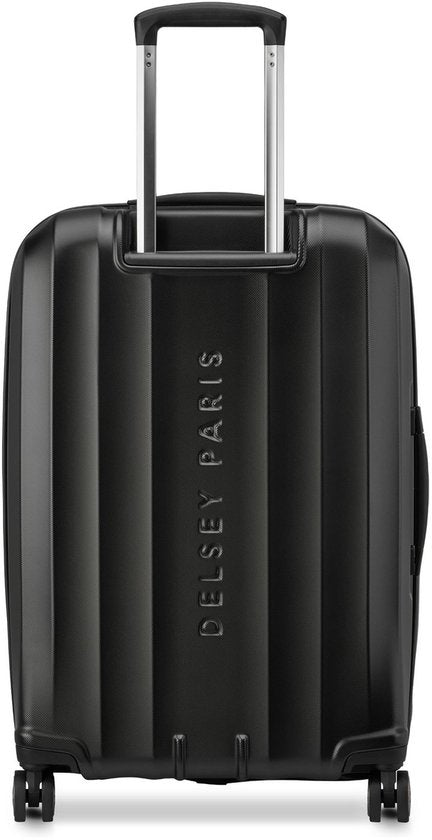 Delsey Carousel 2 Valise de voyage 67 cm extensible - 69L - 4 kg - Polycarbonate - Serrure TSA - Zip SECURITECH® 2 - Garantie 5 ans - Noir