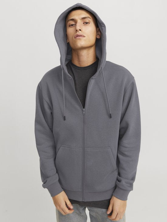 JACK&JONES JJEBRADLEY SWEAT ZIP HOOD NOOS Gilet pour homme - Castlerock