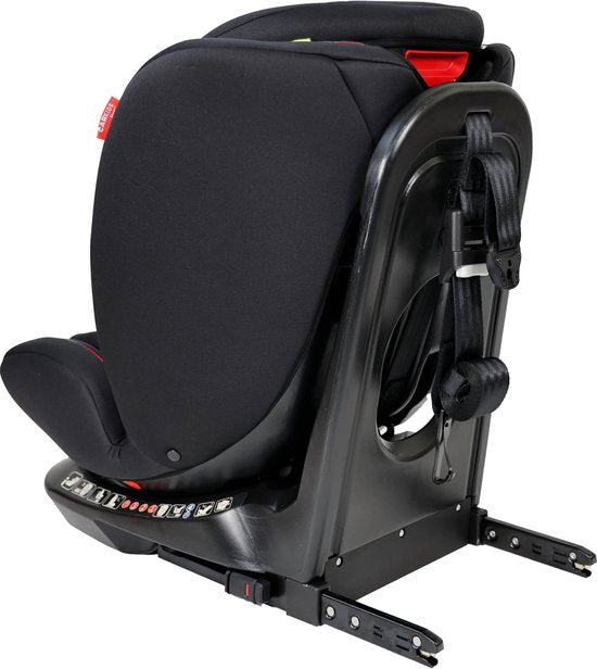 Carkids I-Size Car seat Darcy 360° Swivel 40-150cm Isofix Black/Red