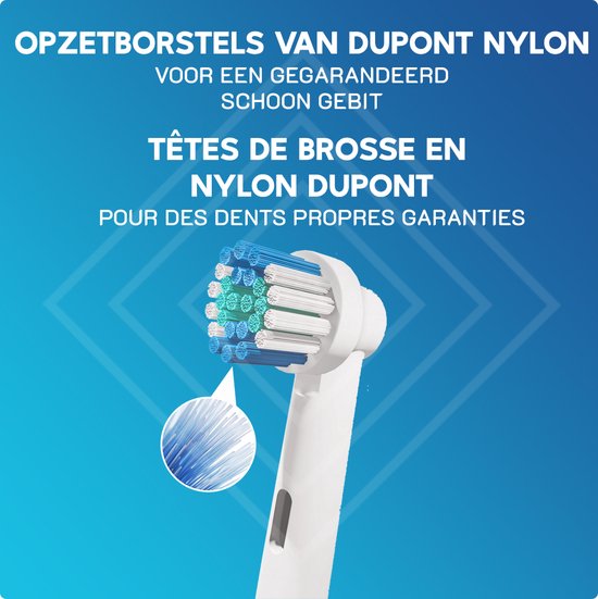 Cosity - 24x têtes de brossage compatibles Oral-B et Braun - Emballage boîte aux lettres - Blanc