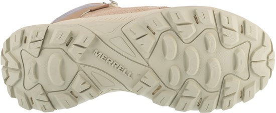 Merrell Tempo Sol Mid WP, Femmes, Beige, Chaussures de trekking, taille : 41
