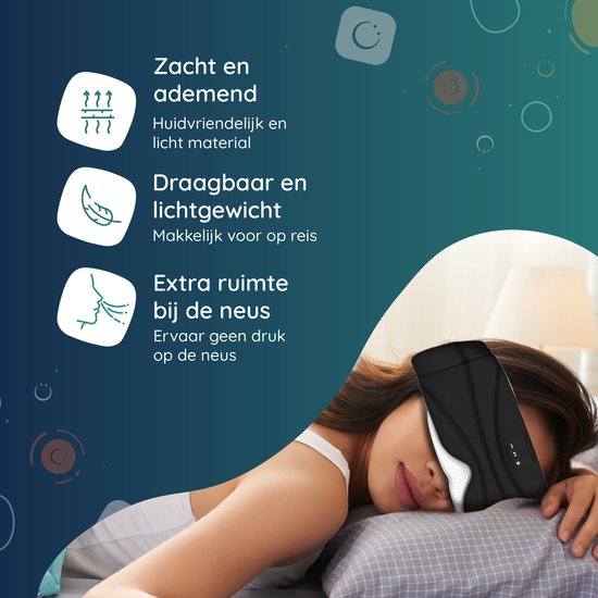 Masque de sommeil, Numsy, Bluetooth, Bandeau pour les yeux