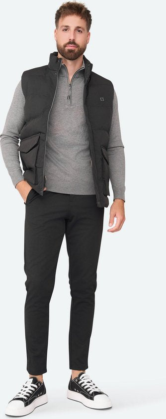 Solution Clothing Body - Bodywarmer - Veste - Longue - Vestes - Bodywarmers - Adultes - Hommes - Noir - XXL