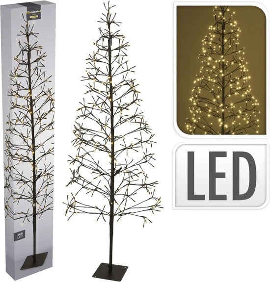 Sapin de Noël Ambiance avec 160 Led 120 Cm