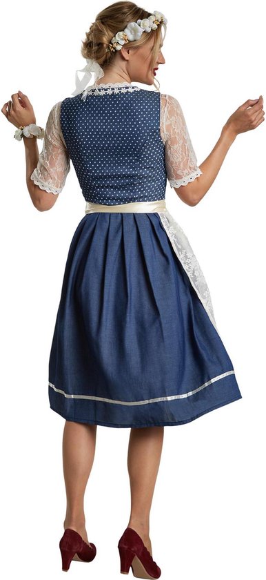 Dressforfun Midi-Dirndl Kleinwalsertal modèle 2 S - déguisement costume halloween déguisement fête de carnaval déguisement fête de carnaval - 304640