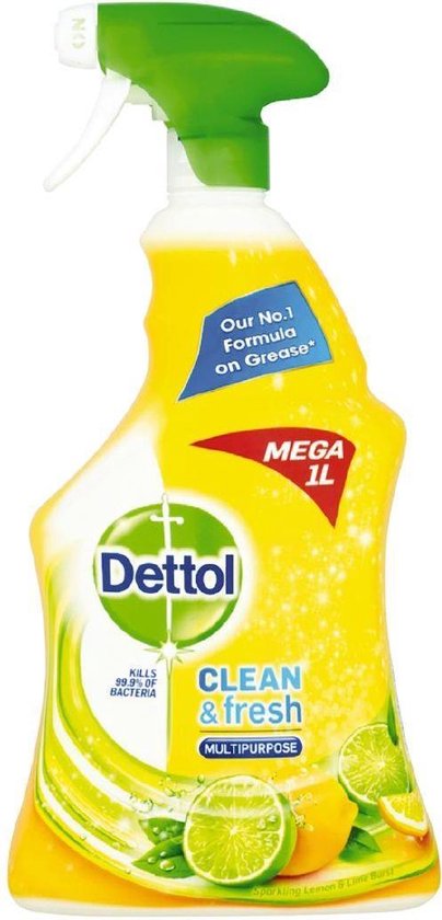 Dettol Power & Fresh Nettoyant universel en spray agrumes 1l