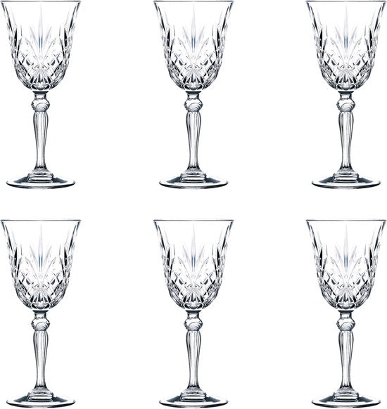 RCR Verres à vin Melodia - 27 cl - 6pcs