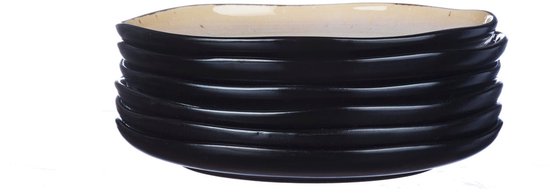 assiette IRIS Ø21,5cm - 6 pièces - Blanc ivoire