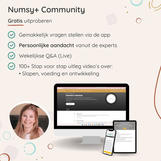 Numsy Mini Machine à Bruit Blanc Bébé - Machine à bruit blanc