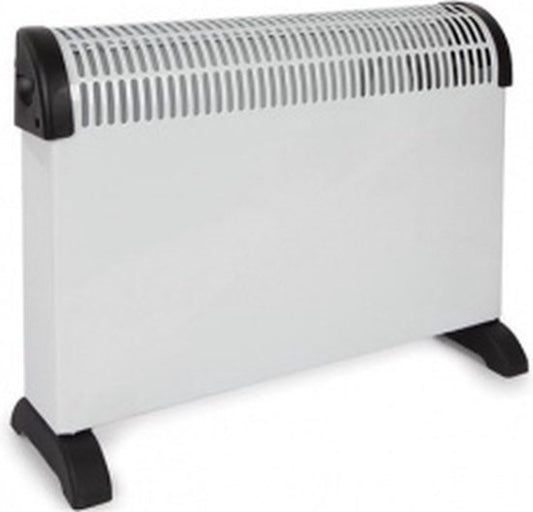 Convecteur - Perel - avec fonction turbo - 2000W - 3 réglages de chaleur - 58x19.6x42 cm