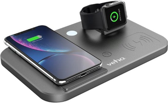 Veho DS-7 station de recharge sans fil avec veilleuse LED