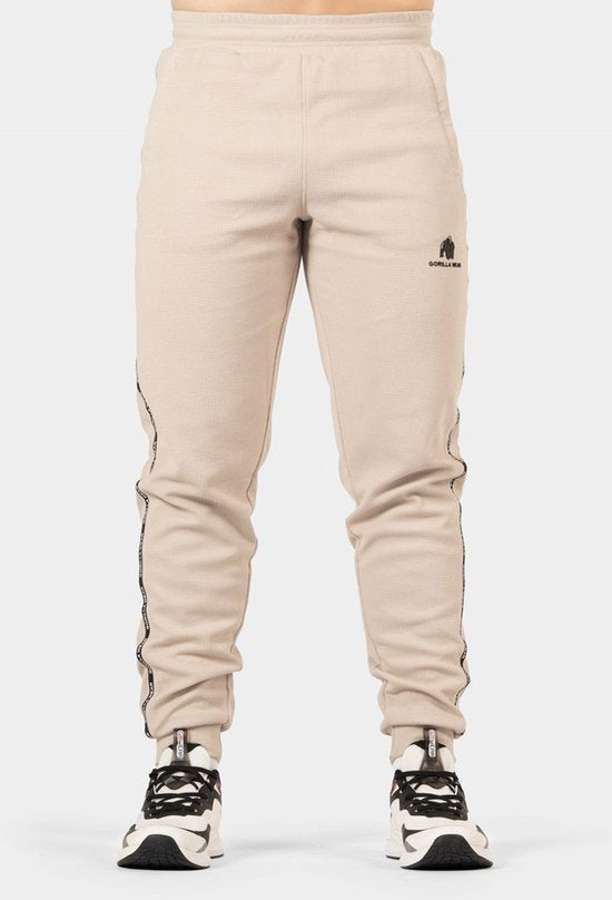 Gorilla Wear Harvey Pantalon d'entraînement - Beige - M