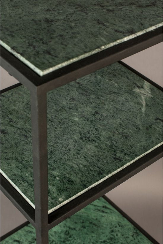 Dutchbone Mil Wine Cabinet Marble/ Metal - Multi colour